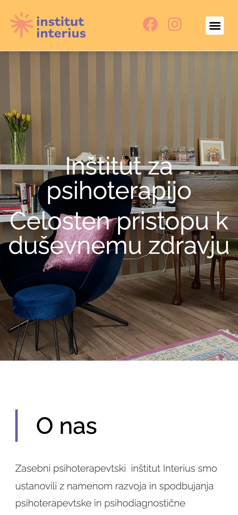 Posnetek zaslona: Interius Institute, Telefon